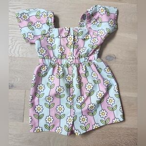 Floral Baby Girls Summer Romper 18-24 Months